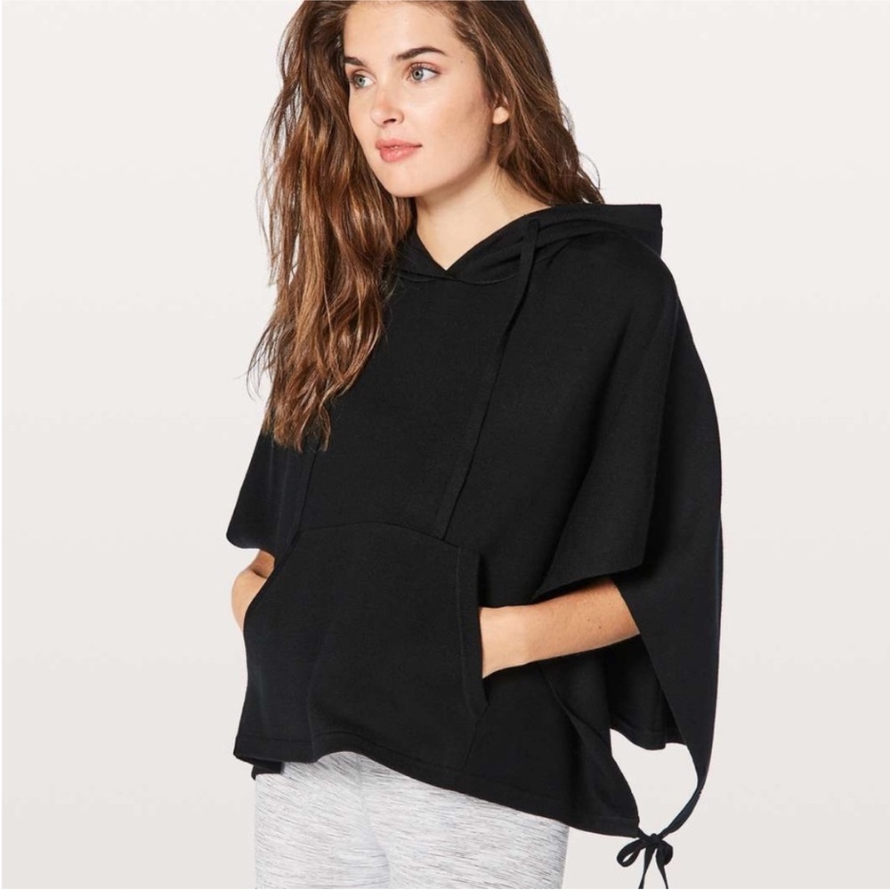 Lululemon Athletica Black Wool Blend Sweater